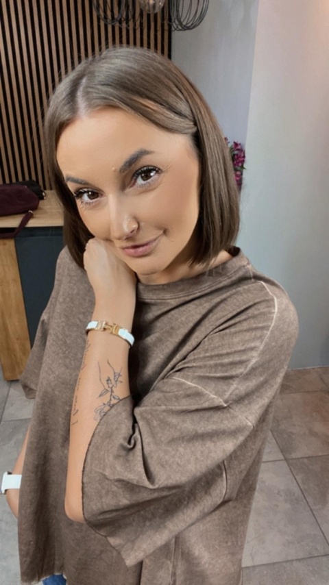 Bluzka Me too 100% bawełna – oversize - brązowa Bluzka Me too 100% bawełna – oversize - brązowa