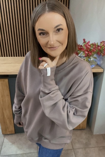 Bluza Long Lenoshka zakończona mankietami z otworami na kciuki - Fango
