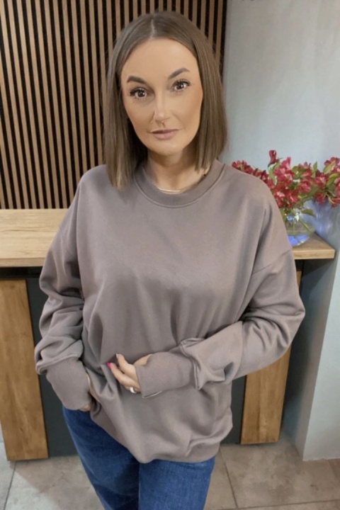 Bluza Long Lenoshka zakończona mankietami z otworami na kciuki - Fango
