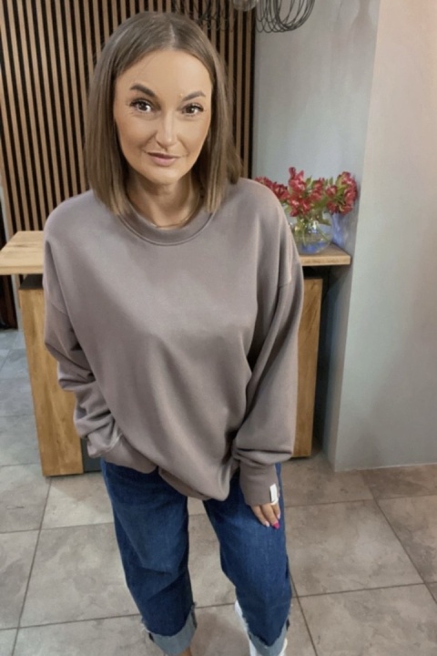 Bluza Long Lenoshka zakończona mankietami z otworami na kciuki - Fango