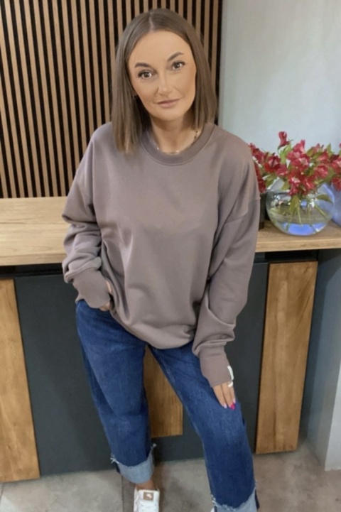 Bluza Long Lenoshka zakończona mankietami z otworami na kciuki - Fango