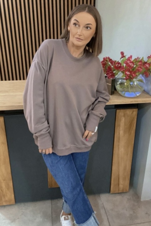 Bluza Long Lenoshka zakończona mankietami z otworami na kciuki - Fango
