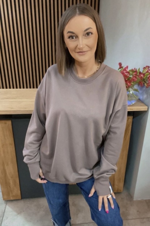 Bluza Long Lenoshka zakończona mankietami z otworami na kciuki - Fango