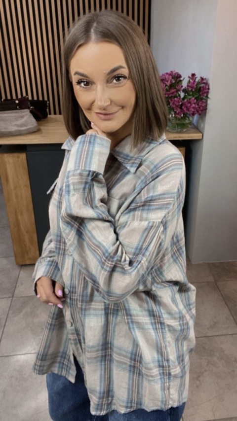 Koszula w kratę – North Anhui Beauty