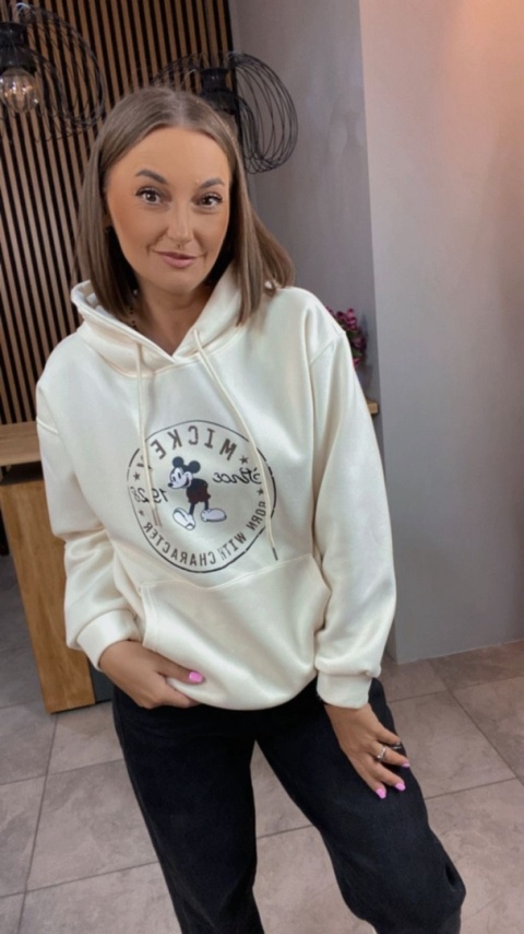 Bluza z kapturem – Mickey Mouse - Śmietanka