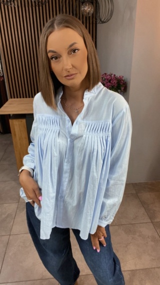 Koszula Wiya 100% bawełna - Blue