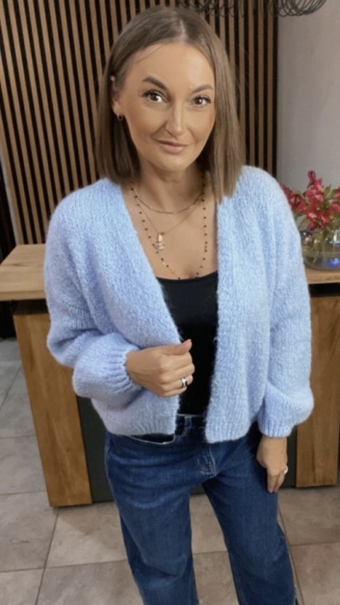 Krótki Kardigan CXL – Blue