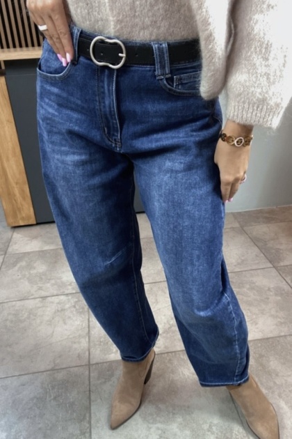 Jeansy Uiuj Banana Fit - Denim