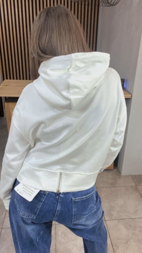 Bluza z kapturem oversize – Line Art