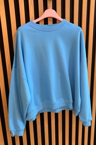 Bluza Basic Short Lenoshka Ocean Blue