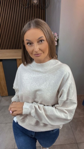 Bluza Milano Lenoshka - Beżowy melanż