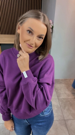 Bluza Milano Lenoshka - Śliwka
