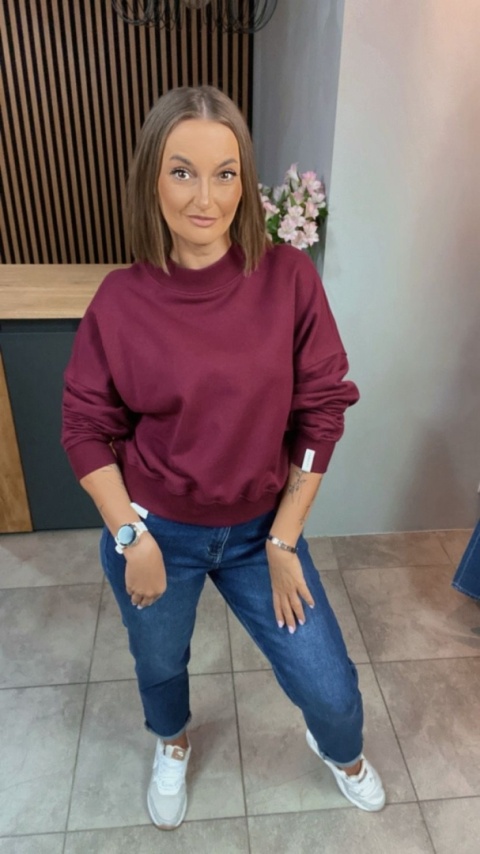 Bluza Milano Lenoshka - Bordo