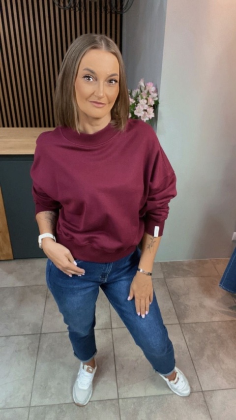Bluza Milano Lenoshka - Bordo