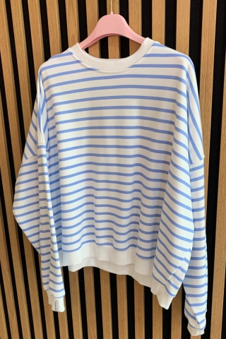 Bluza w paseczki niebieskie Lenoshka