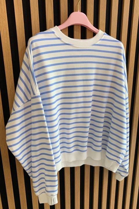 Bluza w paseczki niebieskie Lenoshka
