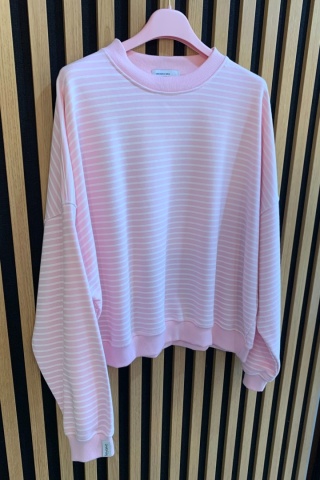 Bluza w paski Lenoshka Pink