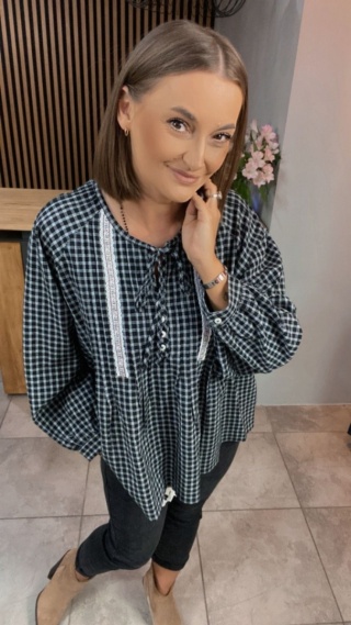 Bluzka Wiya - bawełna & len