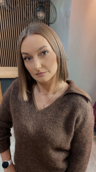 Bluzka z miękkiej dzianiny Czekolada