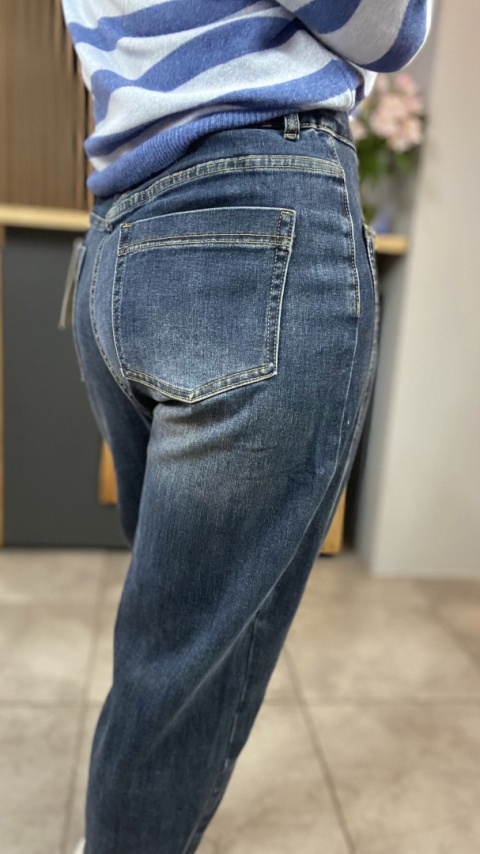 Jeansy Simple Plain - relaxed fit