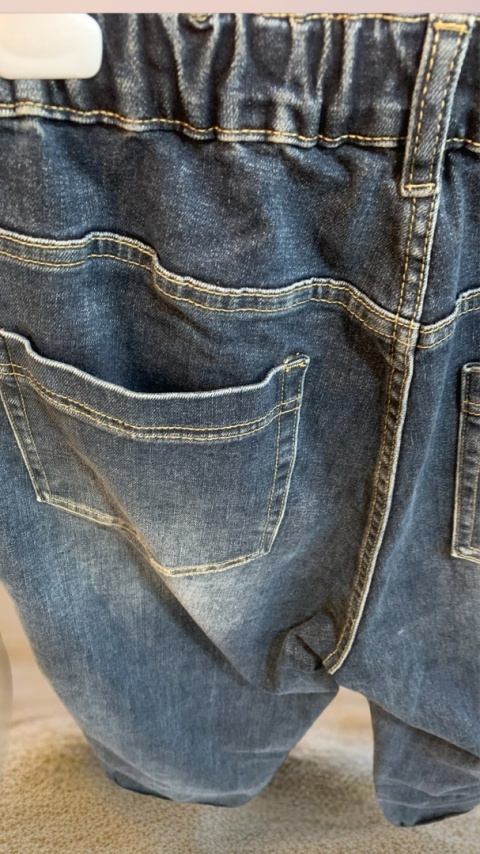 Jeansy Simple Plain - relaxed fit
