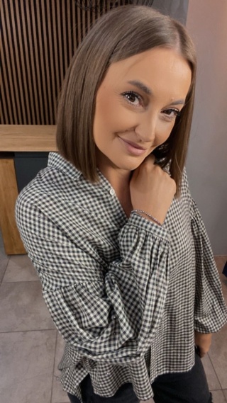 Koszula Wiya w kratę z kryształkami - Nero