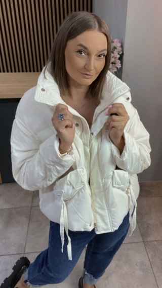 Kurtka City Puff – Krem