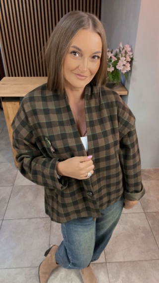 Kurtka/Żakiet w kratę Wiya - Militare