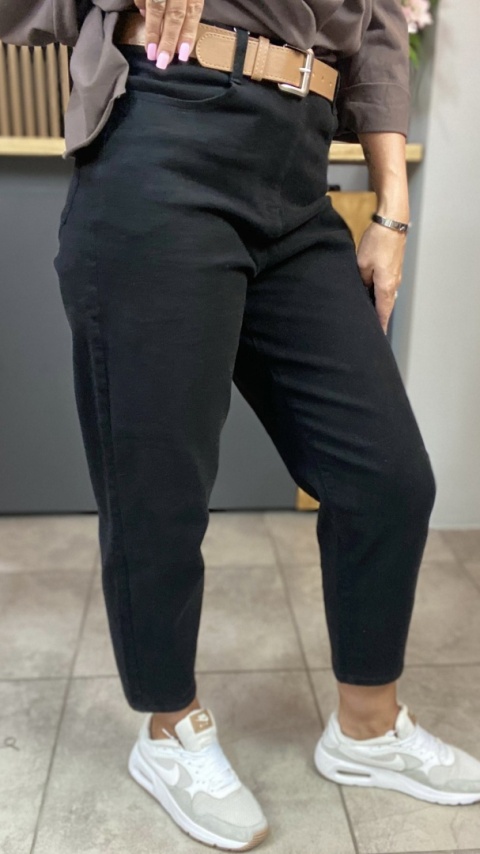 Jeansy M.Sara Skinny – Czarny