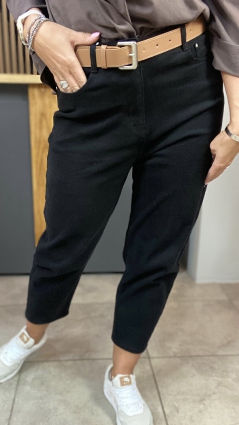 Jeansy M.Sara Skinny – Czarny