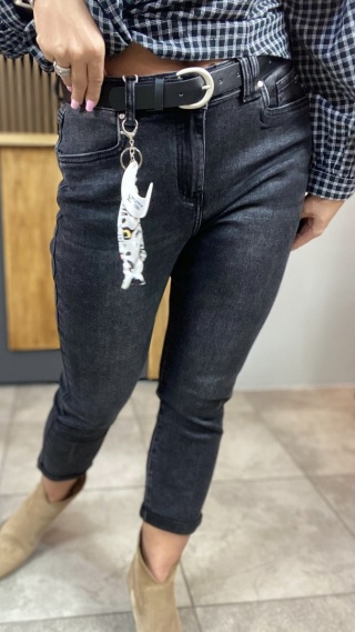 Jeansy M.Sara Skinny – Ciemny Denim