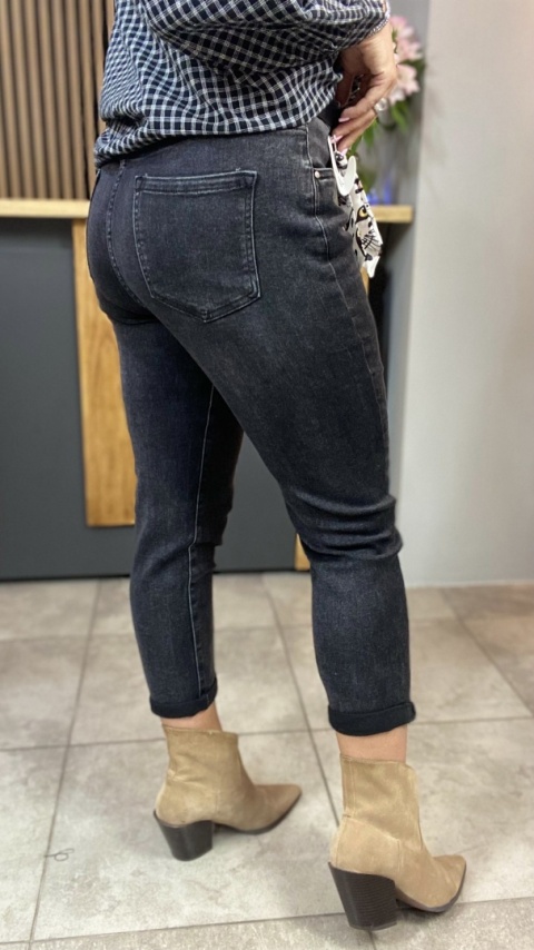 Jeansy M.Sara Skinny – Ciemny Denim