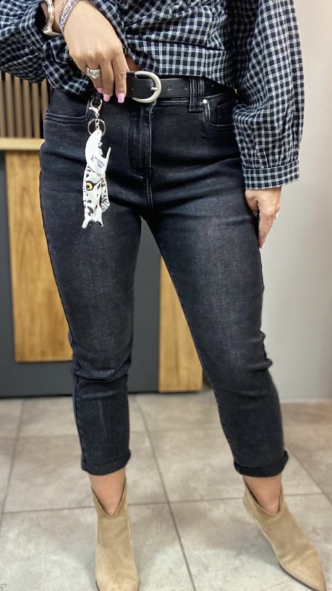 Jeansy M.Sara Skinny – Ciemny Denim