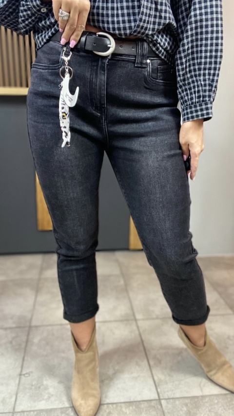 Jeansy M.Sara Skinny – Ciemny Denim