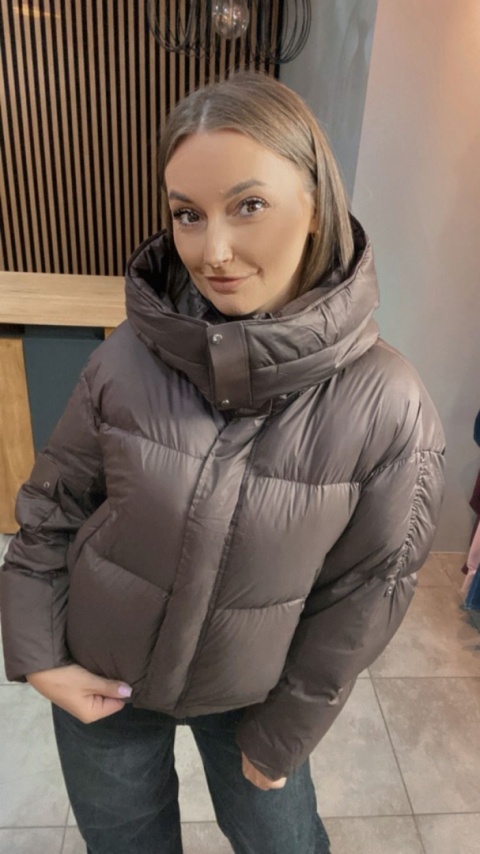 Kurtka Puchowa Oslo – Czekolada