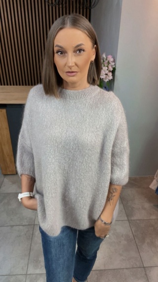 Sweter CXL - miękki i stylowy - Jasn Beż
