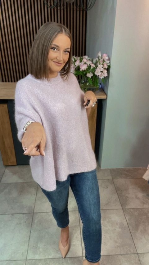 Sweter CXL – miękki i stylowy - Puder