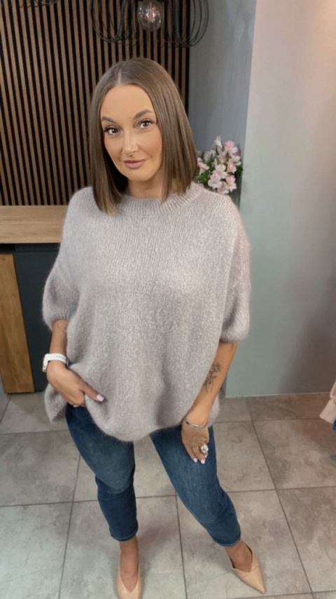 Sweter CXL – miękki i stylowy - Jasny Fango