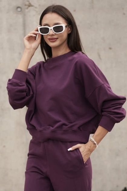 Bluza Milano Lenoshka - Śliwka