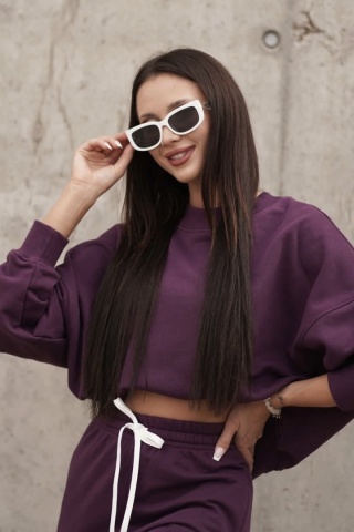 Bluza Milano Lenoshka - Śliwka