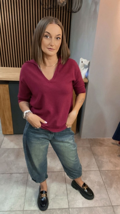 Bluzka Couture - Bordo