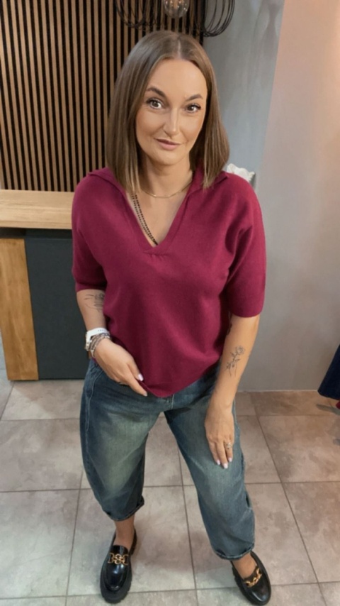 Bluzka Couture - Bordo