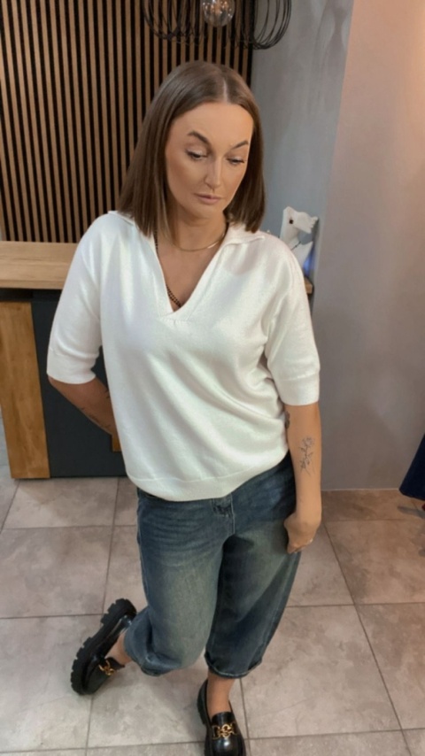 Bluzka Couture - Biała