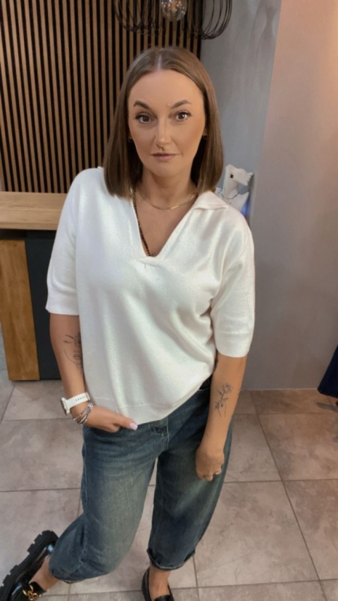 Bluzka Couture - Biała