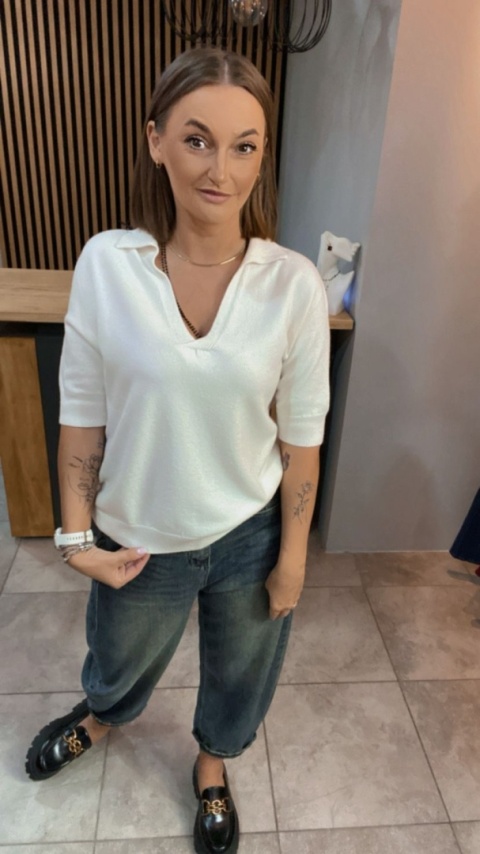 Bluzka Couture - Biała