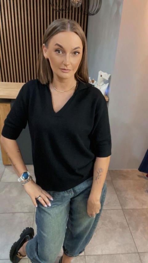 Bluzka Couture - Czarny