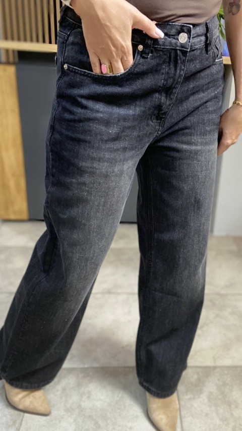 Jeansy Gioya & Co. – czarny denim