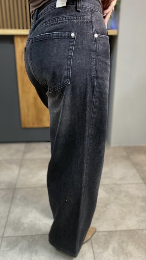 Jeansy Gioya & Co. – czarny denim