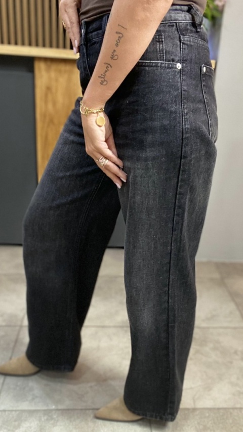 Jeansy Gioya & Co. – czarny denim