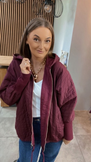 Kurtka Stella Milani – Bordo